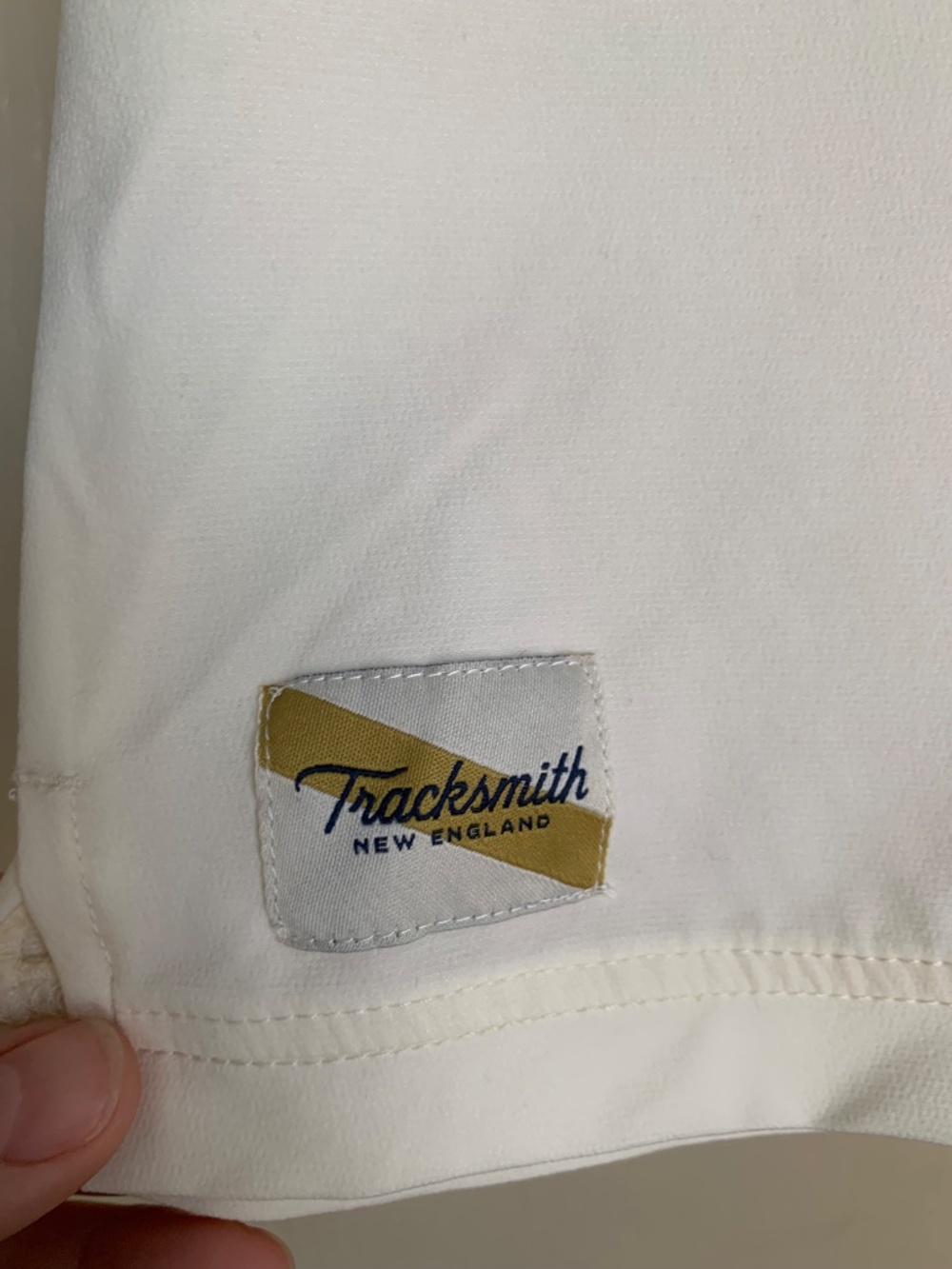 Tracksmith Ivory Beige 1/2 Zip Vest Harbor Shell Top Sz.S Running Athletic Shirt - Picture 7 of 16